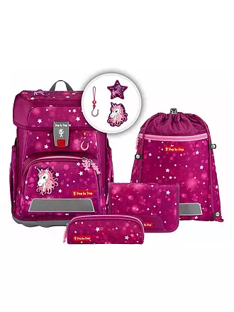 STEP BY STEP | Set de mochila escolar de 5 piezas CLOUD Basty | lila